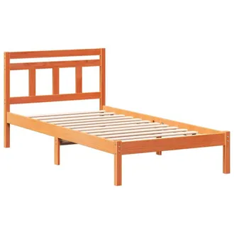 Berkfield Home Brown 90 x 200 cm Solid pine wood