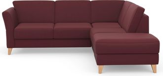 Sit&more Ecksofa »Visby L-Form« Wahlweise mit Bettfunktion und Stauraum, frei im Raum stellbar