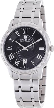Hanowa Salvan Quartz Black Dial Mens Watch HAWGH0002804