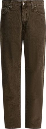 Carhartt Work in Progress Pantaloni Aaron a coste - Marrone