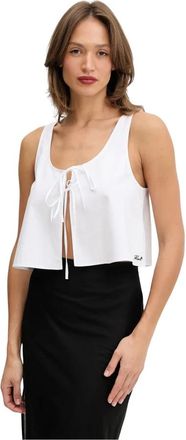 Karl Lagerfeld Mujer, Camisetas, Blanco, Talla: L