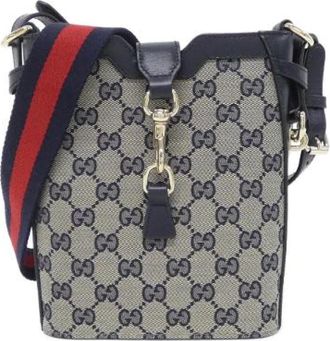 Gucci Pre-owned Bolso de Hombro de Lona y Piel GG - Pre-owned - Mujer - Beige - ONE SIZE