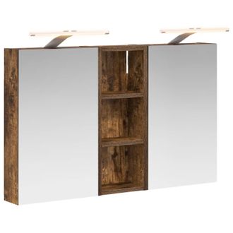 vidaXL Juego De Muebles De Ba&ntilde;o Con Estante 3 Pcs 80 X 10,5 X 50 Cm Vidaxl