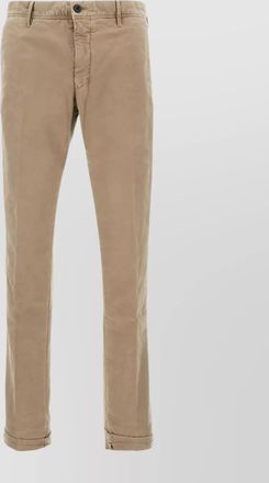 Incotex tailored trousers with pockets and loops