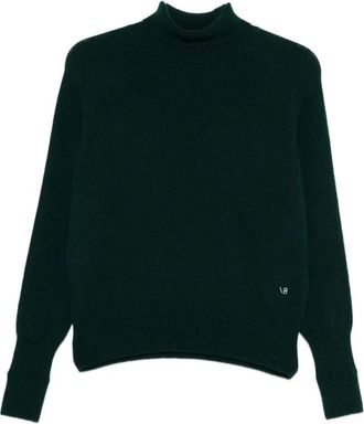 Victoria Beckham Wool Turtleneck Sweater - Heren - Coltruien - Groen - M - Wol - Truien & Vesten