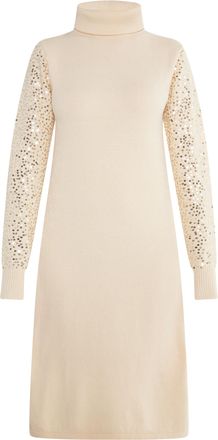 Usha Gebreide jurk met pailletten Dames cr