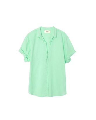 Xirena Womens Channing Button Shirt In Pistachio