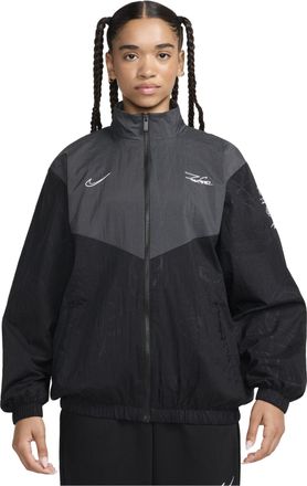 Nike (WMNS) Nike Sportswear Breaking Windrunner Jacket Asia Sizing Black Anthracite HF6069-010