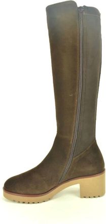 DL Sport Daim Laars DH. 4cm - Dames - Laarzen met Hak - Bruin - 37 EU - Schoenen