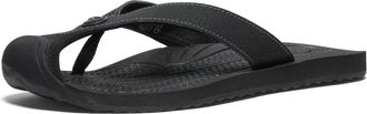 Keen Womens Barbados Breathable Comfortable Sandals Toe Protection Flip Flops, Black Steel Grey, 5.5 UK