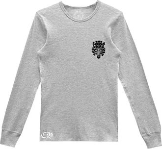 Chrome Hearts Top Dagger Waffle Thermal a maniche lunghe - Grigio