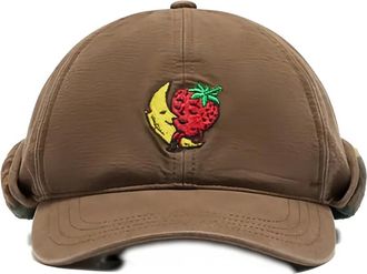 Sky High Farm embroidered baseball hat - Brown