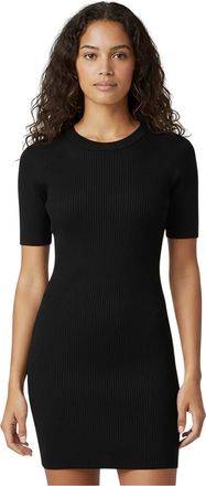 Jack Wills Geribbelde mini-jurk voor dames (Zwart)