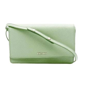 Prada Pre-owned Cross Body Bags, female, Green, Size: ONE SIZE Pre-owned Saffiano LUX shoulder bag