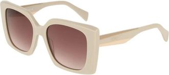 Liu Jo Lj 819S 250 Zonnebril - Dames - Zonnebrillen - Beige - 54 MM - Accessoires