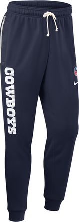 Nike Dallas Cowboys Ground Game Sideline Nike Mens Dri-FIT NFL Taper Pants in Blue | 03B041S7RD-JK2