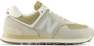 New Balance Unisex 574 en Gris, Gamuza/Malla, Talla 37.5