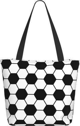 AOOEDM Football Geometric Pattern Ladies Shopping Bag 13x11x7in.The Perfect ValentineS Day Gift.It Is The Best ValentineS Day Gift For Mom, Daughter, Wife,Et