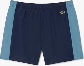 Lacoste Mens Colour Block Swim Trunks - Navy - Size: 32/30/31
