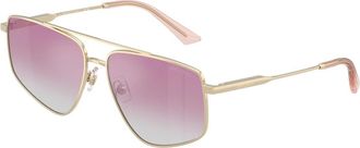 Jimmy Choo London Zonnebril - Dames - Zonnebrillen - Geel - 58 MM - Accessoires