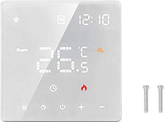 OEM Termostato Peque&ntilde;o Para Tuya Home, Controlador Digital De Temperatura, Interruptor T&aacute;ctil 100-250 Vca, Blanco 3 A, Calefacci&oacute;n Por Suelo Radiante