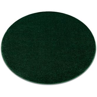RugsX Rugsx - Alfombra Softy Circulo Llanura Color Forest Verde Green Circulo 200 Cm