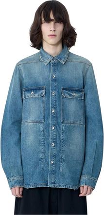 Rick Owens Denim Overshirt - Heren - Spijkeroverhemden - Blauw - L - Denim - Overhemden