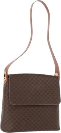 Celine Pre-owned Vintage Plastic Cross Body Bag - Dames - Vintage Schoudertas - Bruin - ONE Size - Vintage