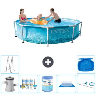 Intex Piscina Con Estructura Redonda - 305x76 Cm - 8-piezas S41362