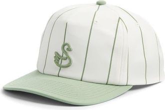 Swannies Larry Water Resistant Snapback Baseball Cap in Basil at Nordstrom