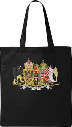 Generic Austro Hungarian Empire Coat Of Arms Natural Ecological Cotton Tote Bag Black