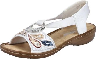 Rieker Womens Regina Strap Sandals In White