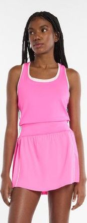 New Balance Mujer Tournament Novelty Skort en Rosa, Polywoven, Talla XS