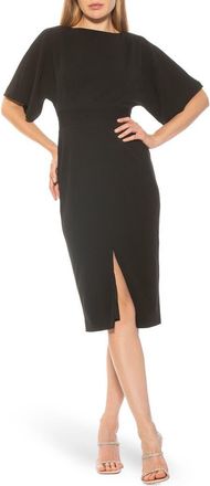 Alexia Admor Mila V-Back Dress in Black at Nordstrom Rack, Size X-Small
