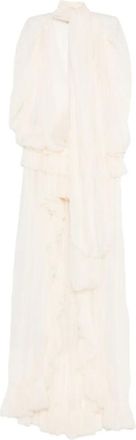 Blumarine Abito asimmetrico con ruches - Toni neutri