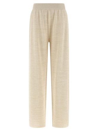 Fabiana Filippi Gold Lam thread trousers