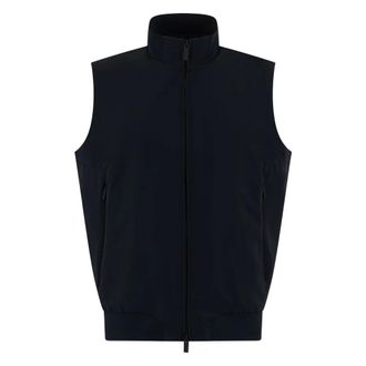 Roberto Ricci Design Vests, male, Black, Size: 2XL Sleeveless Vest with Zipper