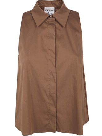 Semicouture Popeline Cotton Mini Top