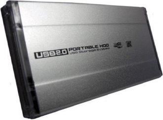 Trade Shop Trade Shop - Caja Externa Para Disco Duro Hdd 2.5 Ide Sata Usb 2.0 Super Slim Aluminio