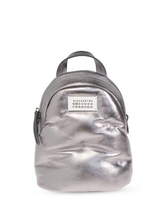 Maison Margiela Zaino con applicazione - Argento