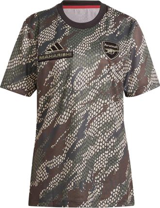adidas x Maharishi Arsenal Jersey Asia Sizing Asia Sizing White Green Brown IN4752