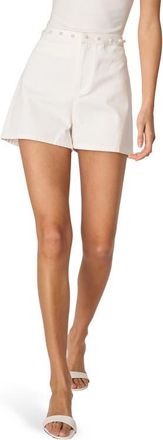 Cami NYC Mihal Bull Denim Shorts in White at Nordstrom, Size 12