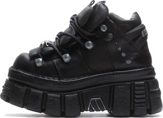 New Rock Dames, Schoenen, Zwart, Maat: 44 EU Leer