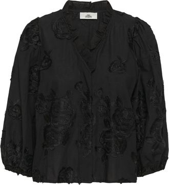 Karen by Simonsen Blouses - Dames - Blouses - Zwart - 2XL - Overhemden