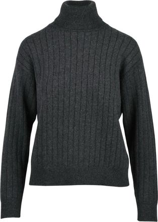 Eleventy Dolcevita - Dames - Coltruien - Grijs - XS - Wol - Truien & Vesten