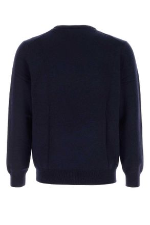 Polo Ralph Lauren Mens Dark Blue Wool Sweater Hunternavy Exterior: Maglieria