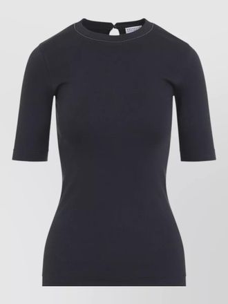 Brunello Cucinelli ribbed slim-fit short-sleeve t-shirt