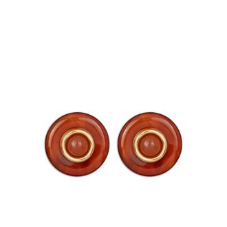Jennifer Behr Cara Oorbellen - Dames - Oorbellen - Rood - ONE Size - Accessoires