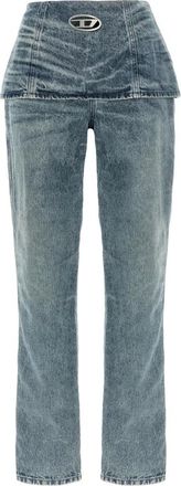 Diesel Dames, Jeans, Blauw, Maat: W26 Katoen