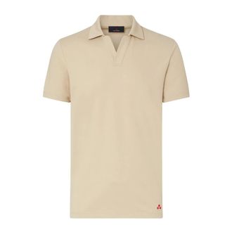 Peuterey Polo Shirts, male, Beige, Size: 2XL New Helgo Polo